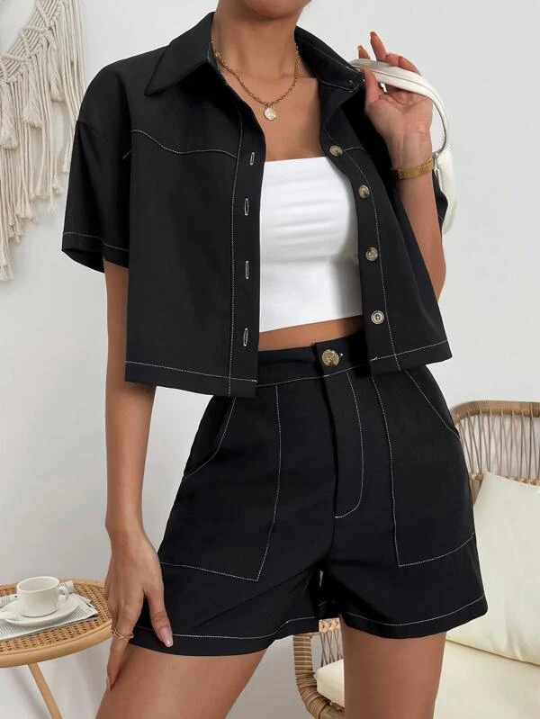 Ensemble noir short