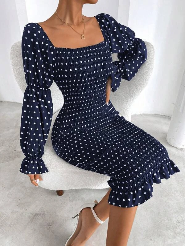 Robe mini mouchti blanc