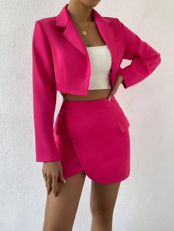 Tailleur rose chic – Image 4